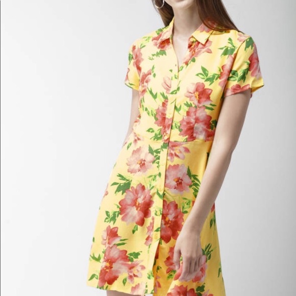 Forever 21 Button Down Shirt Dress - Picture 6 of 6